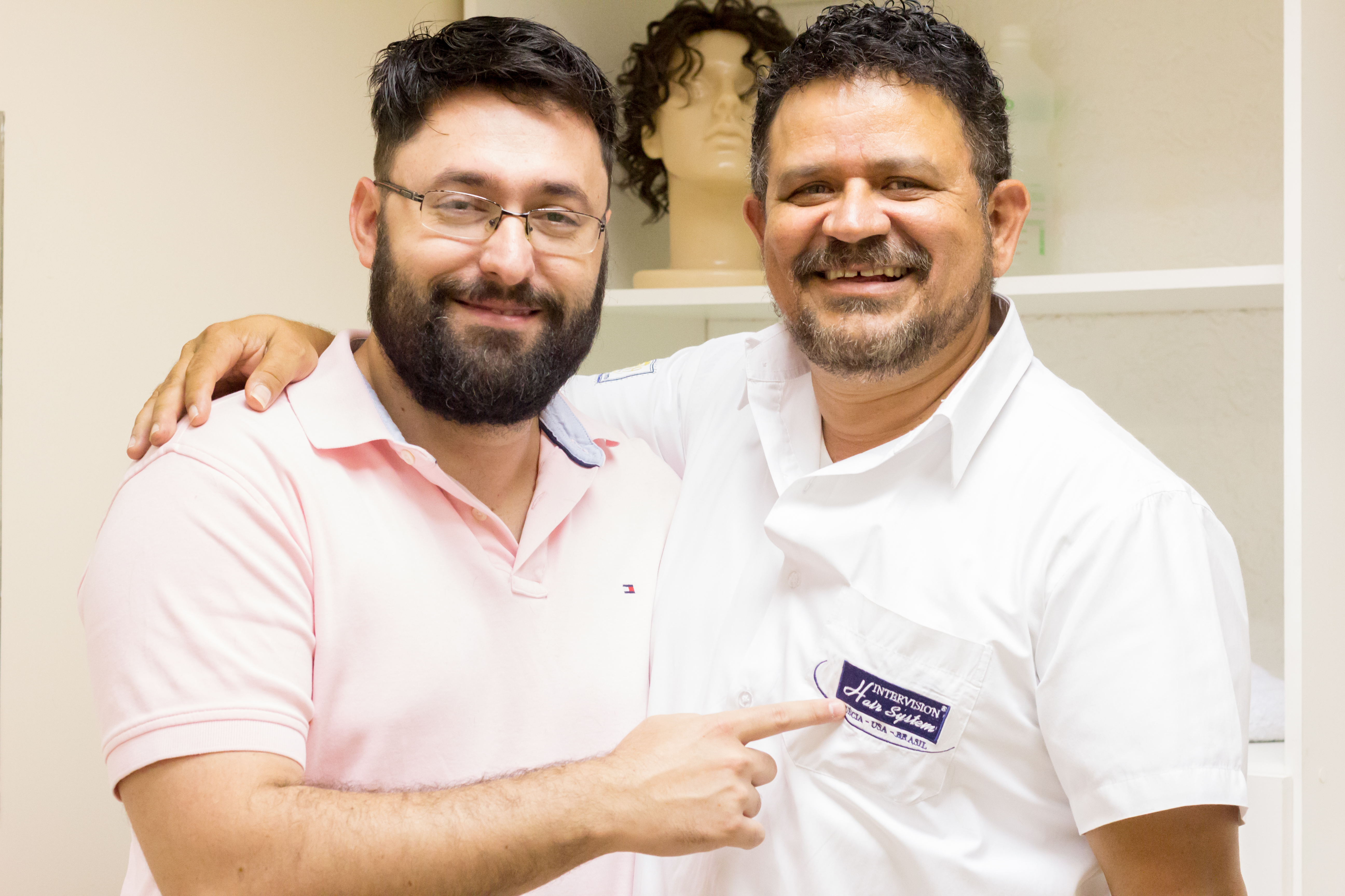 Atendimento técnico de prótese capilar na Intervision Hair System
